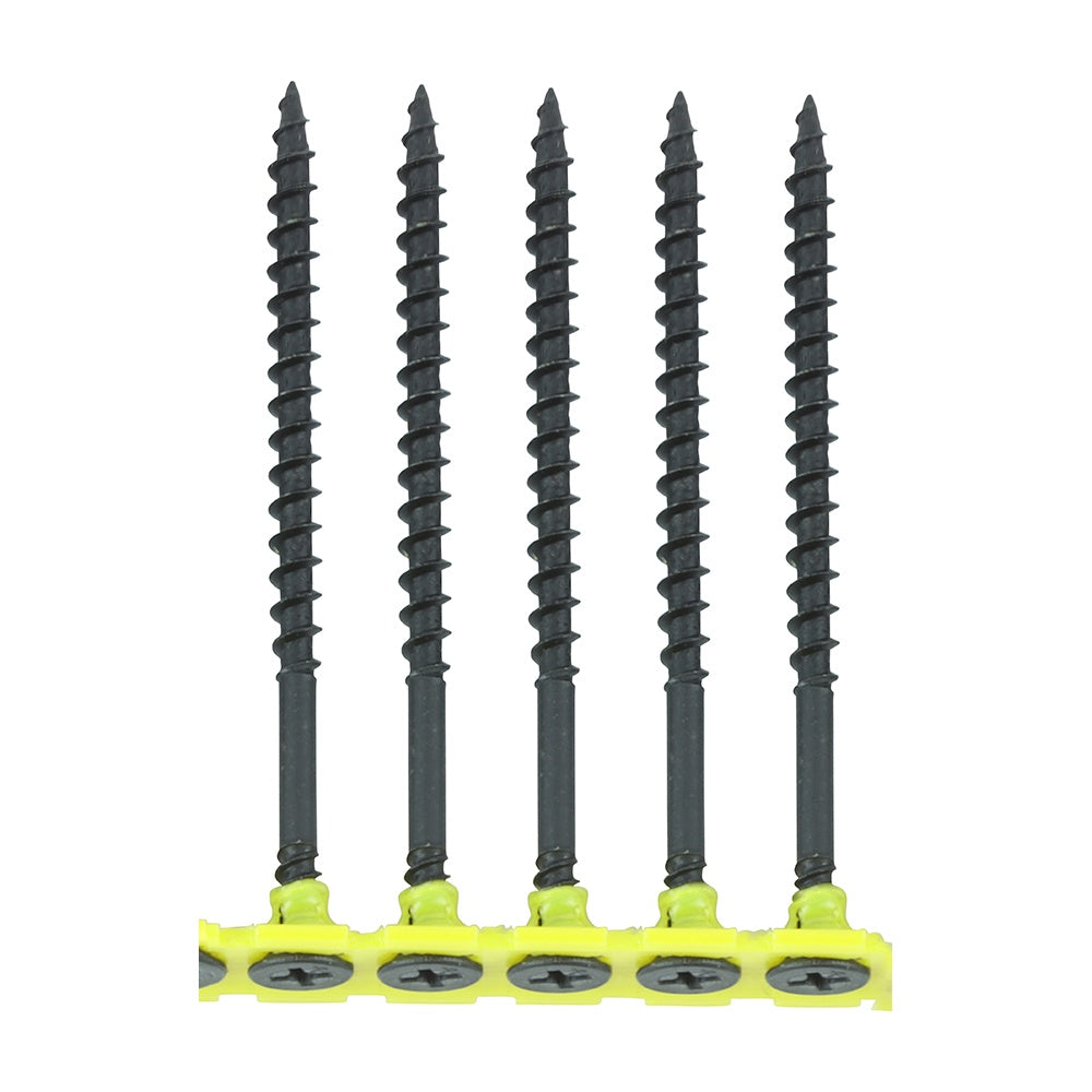 Timco 4.2 x 75mm Coarse Threaded Collated Drywall Black Screws (500) 00075COLDYS