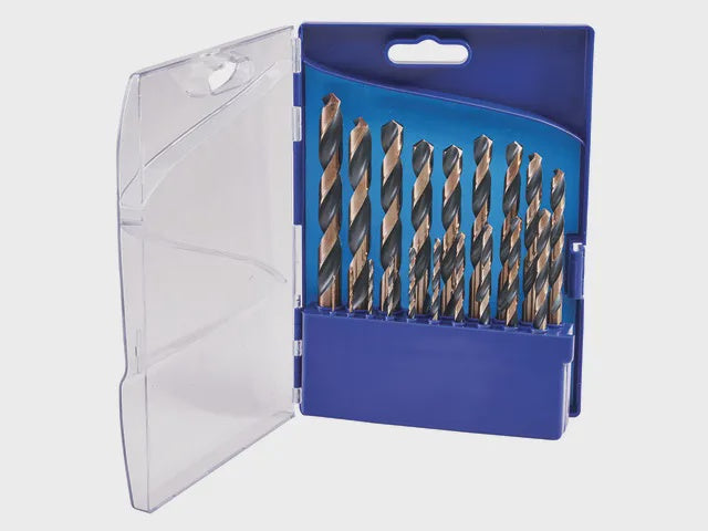 Faithfull 19 Piece Durable & Versatile HSS Jobber Drill Bit Set XMS24HSSSET