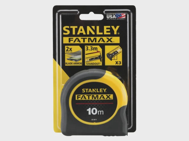 Stanley 0-33-811 FatMax Metric Only Tape Blade Armor 10m STA033811