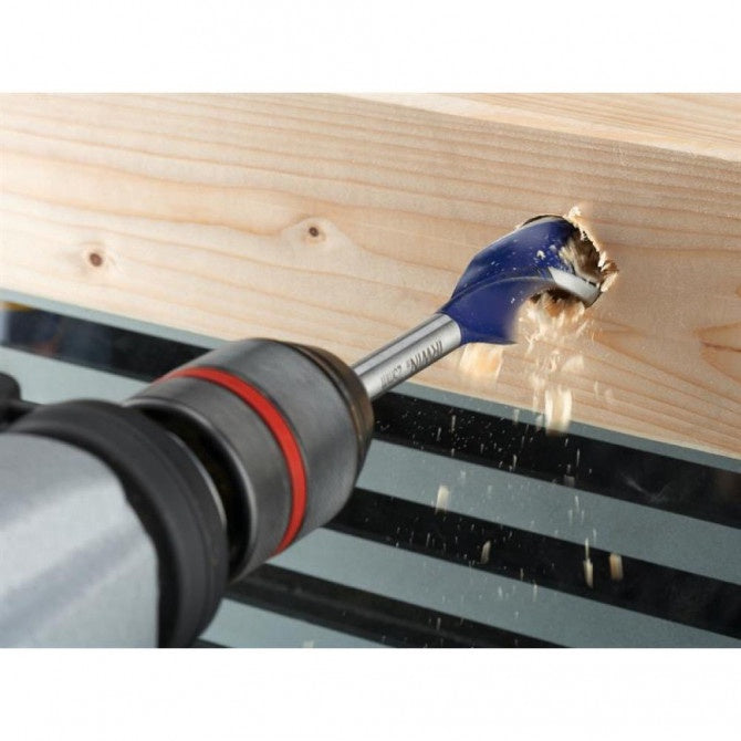Irwin 1921996 Blue Groove 6X Stubby Wood Bit 28 x 100mm IRW1921996