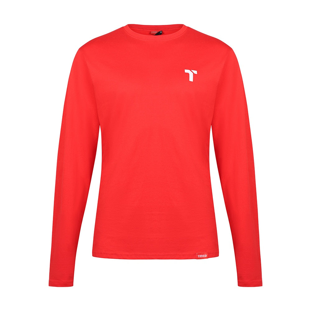 Timco Long Sleeve Trade T-Shirt Classic fit Extra-Large Red LSTTMIXXL
