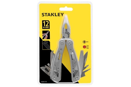 Stanley 0-84-519 12-in-1 12 Piece Multi-Tool With Belt Pouch STA084519
