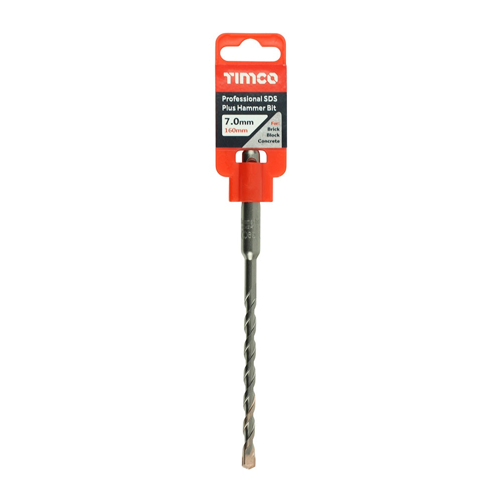 Timco 7.0 x 160mm Professional SDS Plus Hammer Bit High quality AP7160