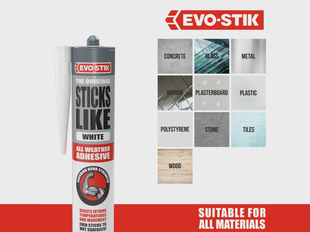 Evo-stick Sticks Like Adhesive White 290ml EVO663688