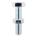Timco 6 x 50 mm Hex Set & Hex Nut BZP M6 (70/TimBag) 650SNZB