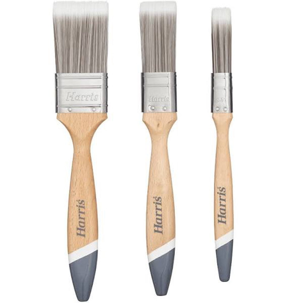Harris Pack of 3 Flat Paint Brush Essentials For Walls & Ceilings 103011012
