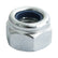 Timco M16 Nylon Nut DIN 982 BZP Type P Zink Plated (4/Tim Pack) 16NPP