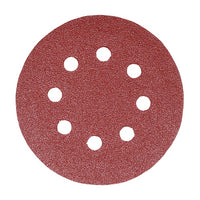 Timco Random Orbital Sanding Discs - 180 Grit - Red 150mm