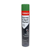 Timco 750ml Semi-Permanent Survey & Line Marker Spray - Green 237047