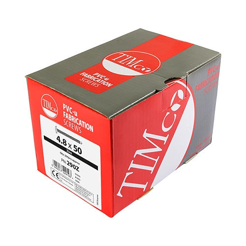 Timco 4.8 x 50mm Baypole Screws Wafer Flange Head Self Tapping  (200/Box) 290Z