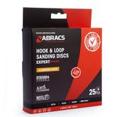 Abracs 150mm 6 Hole Hook & Loop Sanding Discs 120G Pack of 25 ABHL8150120