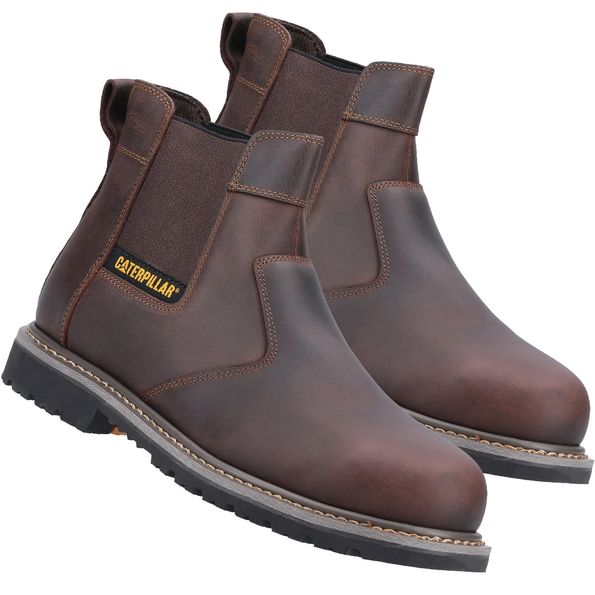 Caterpillar Powerplant SB Dealer Safety Boot Brown Size 7