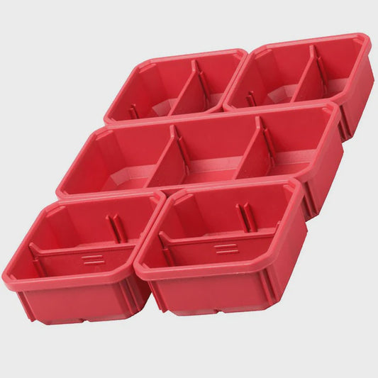 Milwaukee Packout Bins For Organizer and Compact Organizer 5 Piece (Large)