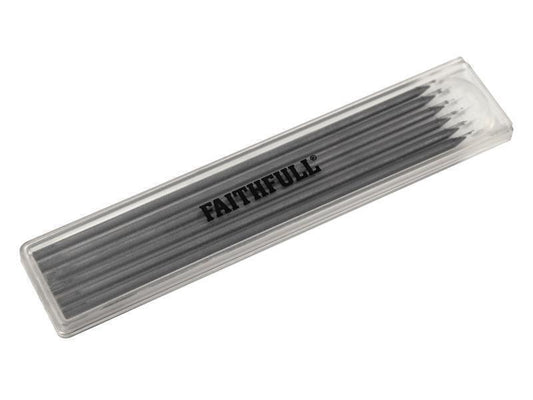 Faithfull 6 Piece Black Long Reach Pencil Marking Refill Pack FAICPLRRFILB