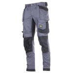 Snickers 6241-104 Steel Grey All-round Stretch Trouser W36" L30"