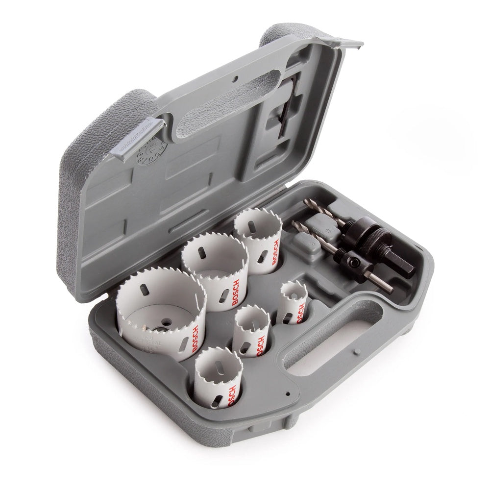 Bosch 9 Piece Electricians Holesaw Set 2608594613