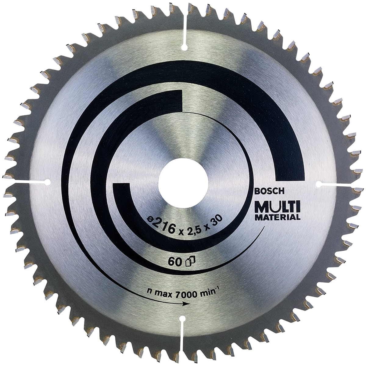 Bosch 216mm 60T Multi Material Circular Saw Blade 2608640446