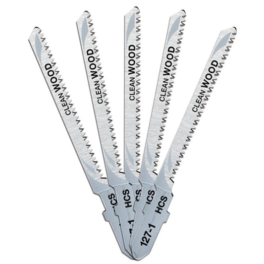 DeWalt 76mm HCS T-Shank Scroller Jigsaw Wood Cutting Blades DT2168-QZ Pack of 5