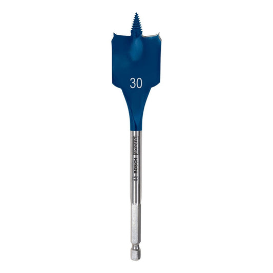 Bosch Expert Selfcut Spade Flat Wood Drill Bit 30 x 152mm Hex Shank 1/4" 2608902101