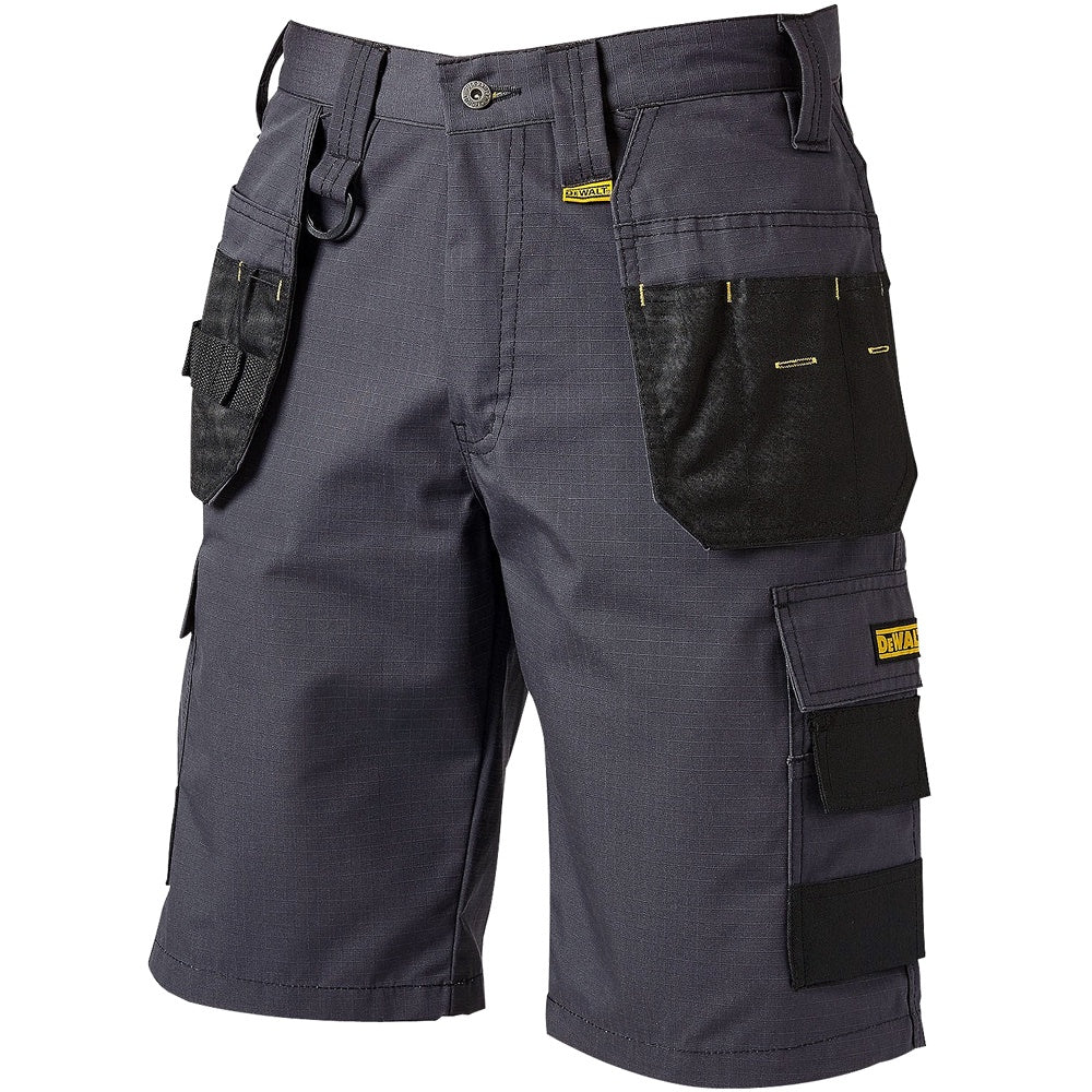 Dewalt Cheverley Lightweight Grey Polycotton Shorts Waist 36"