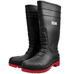 Scan SCAFWWELL8 Safety Wellingtons Boot Black UK 8 / EUR 42