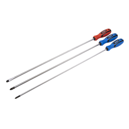 Sealey S0895 Extra-Long Screwdriver Set 3pc