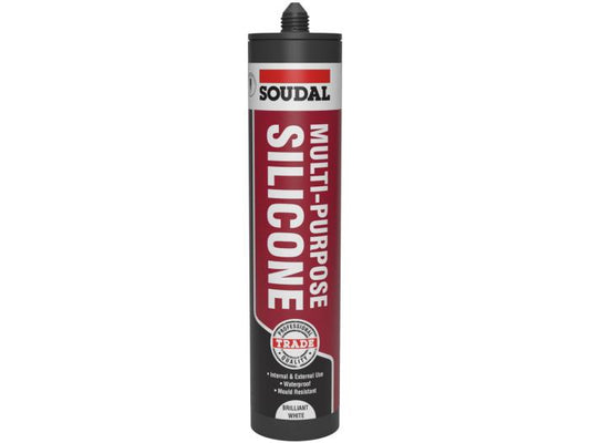 Soudal 270ml Trade Multi-Purpose Silicone Clear 121644