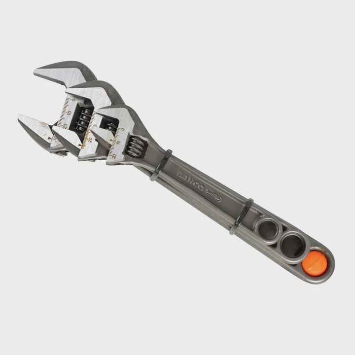 Bahco 3 Piece Adjustable Wrench Set High-Performance & Durable Wrenches for Versatile Use XMS24ADJUST