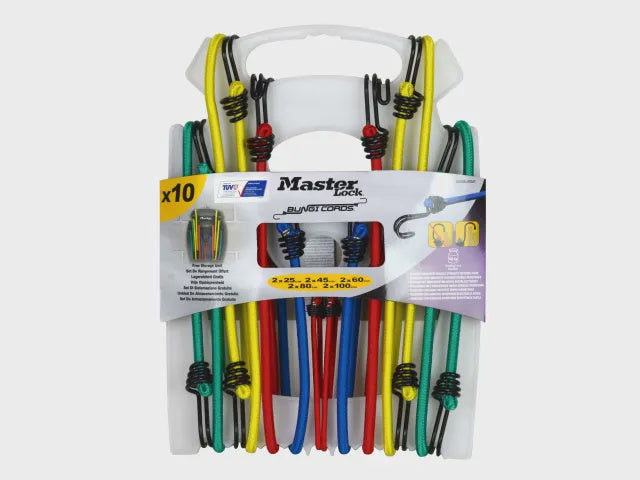 Master Lock 10 Piece Bungee Set