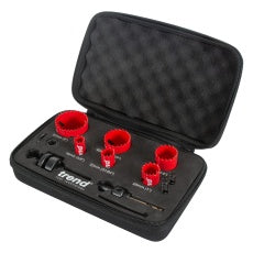 Trend HS/SET/7 - HSS Bi-Metal 8% Cobalt Holesaw 7pc Plumbing Set