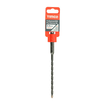 Timco 6.5 x 160mm Professional SDS Plus Hammer Bit High quality AP65160