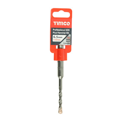 Timco 6.5 x 110mm Professional SDS Plus Hammer Bit High quality AP65110