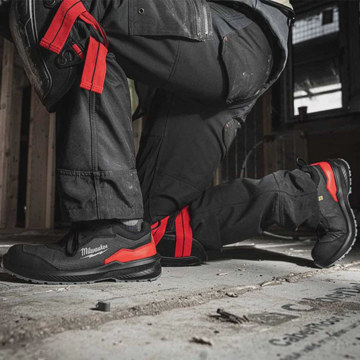 Milwaukee Flextred S1PS Safety Trainers Black Size 10 - 4932493696