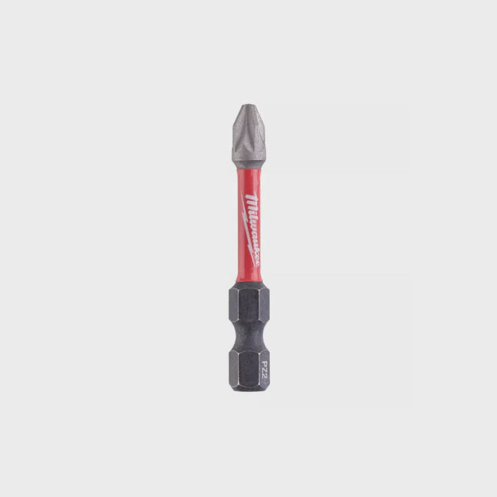 Milwaukee Shockwave PZ2 50mm Screwdriver Bits 10 Piece Set 4932430866