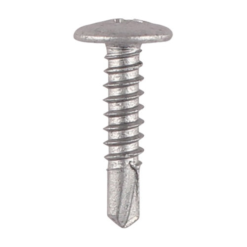 Timco 4.8 x 22mm Metal Construction Sheet & Framing Screws PH Silver Organic (200/Box) 22LPW