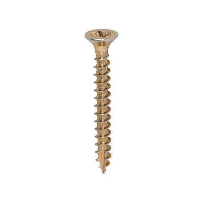 Timco 3.5 x 30mm Classic Multi-Purpose Screws Countsunk Head Yellow (200/Box) 35030CLAF