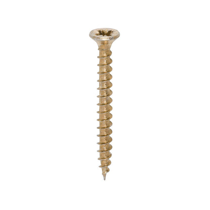 Timco 3.5 x 35mm Solo Chipboard & Woodscrews - PZ - Double Countersunk - Yellow 35035SOLOC