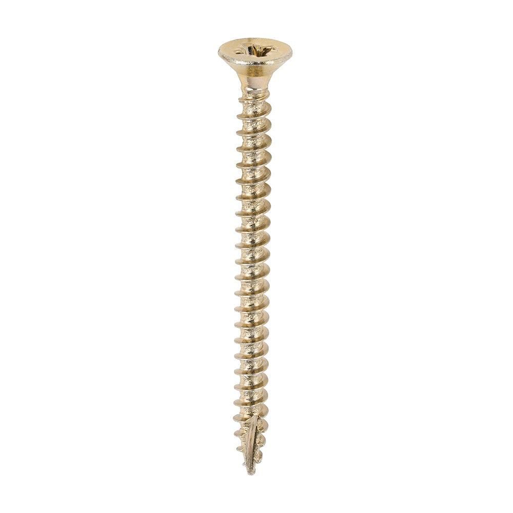 Timco 4.0 x 55mm Classic Multi-Purpose Screws Countsunk Head Yellow (200/Box) 40055CLAF
