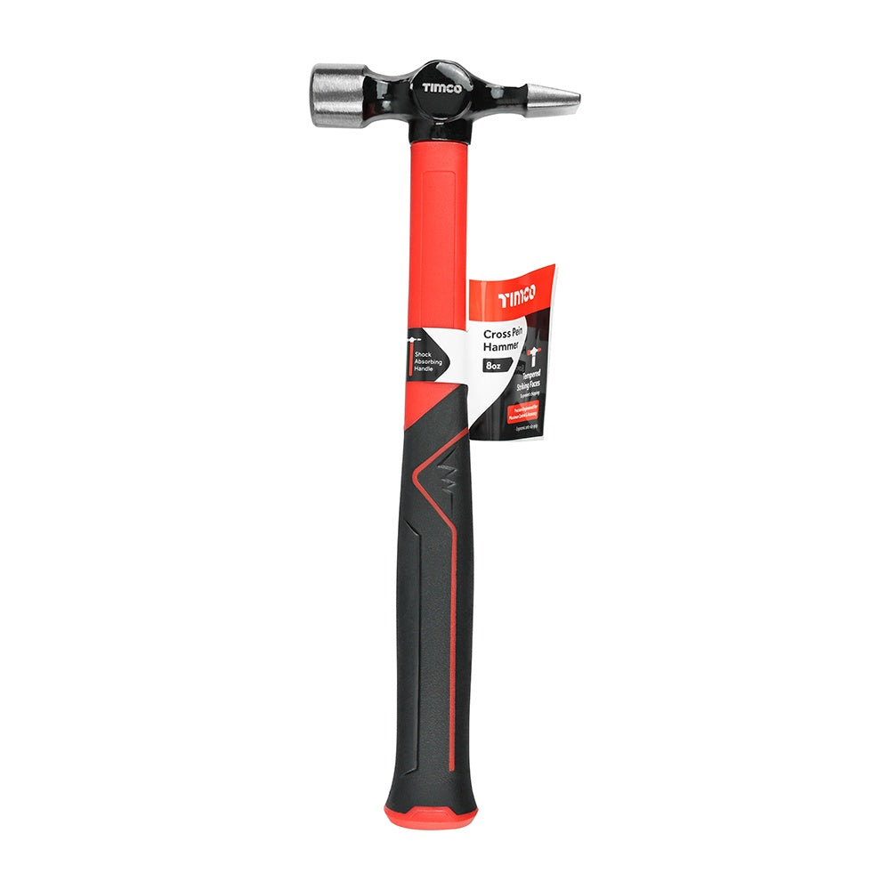 Timco 8oz High Quality Cross Pein Hammer Surface Marking 468123