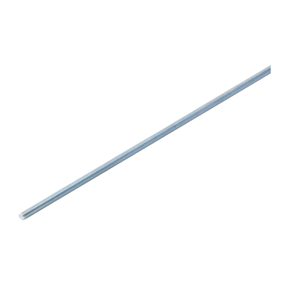 Timco M8 x 1000mm Threaded Bar Grade 4.8 Zinc Carbon steel Metric 08TBZ