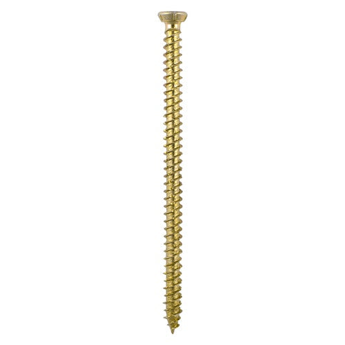 Timco 7.5 x 150mm Concrete Screw TX Flat Countersunk Exterior Yellow 00150TCON