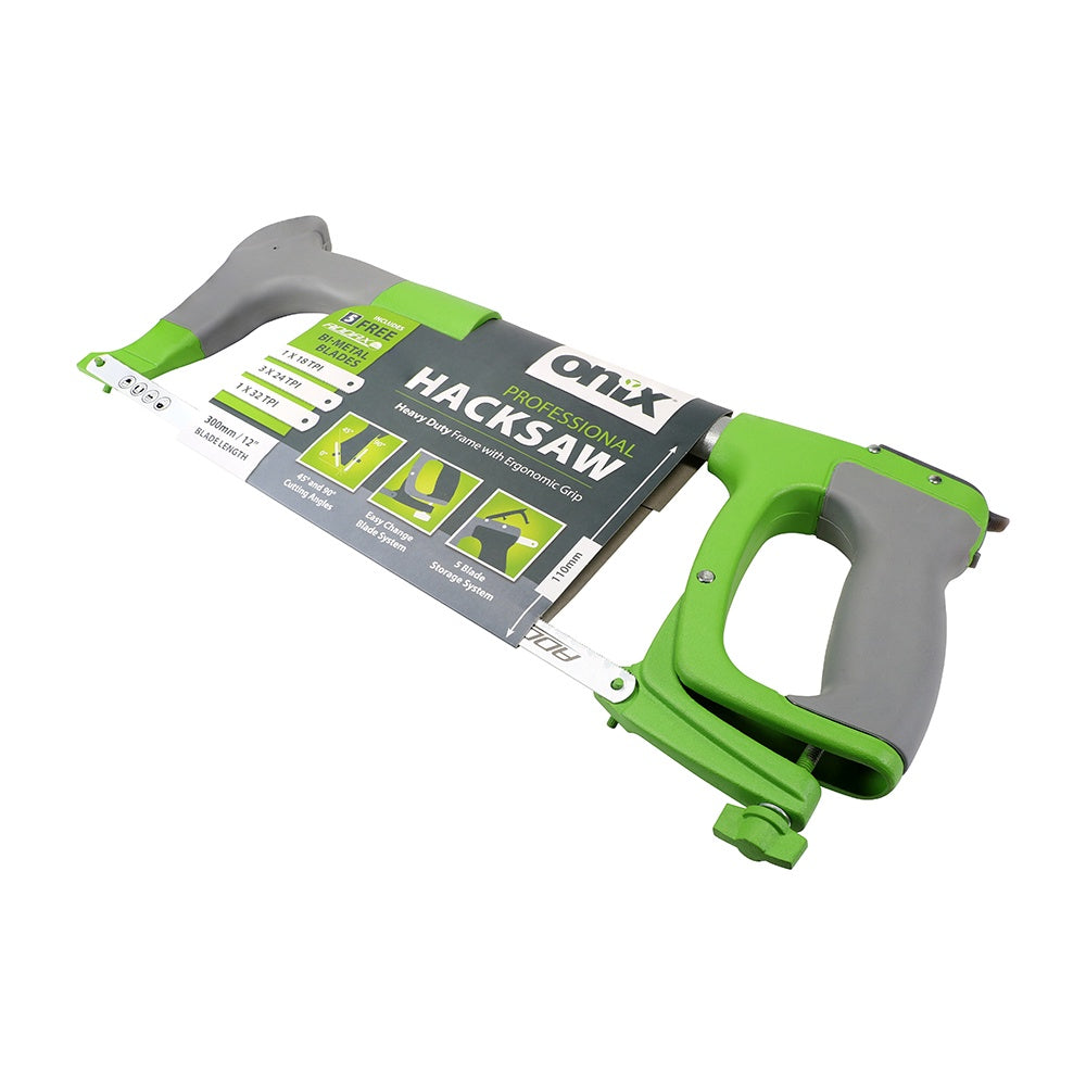 Timco 12" Professional Hacksaw Changeable Cutting Angles HD12HSF