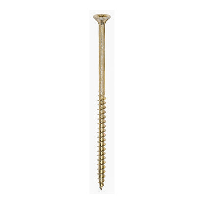 Timco 6.0 x 120mm Solo Chipboard & Woodscrews - PZ - Double Countersunk - Yellow 60120SOLOC