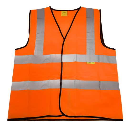 Sealey Worksafe® Hi-Vis Orange Waistcoat - Medium 9812M