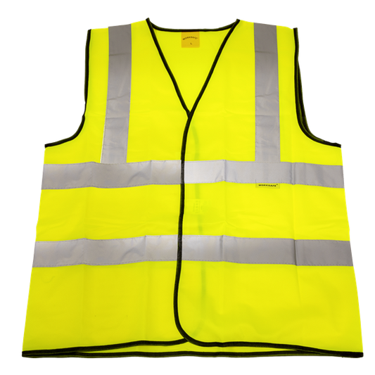 Sealey Worksafe® Hi-Vis Yellow Waistcoat - XX-Large 9804XXL