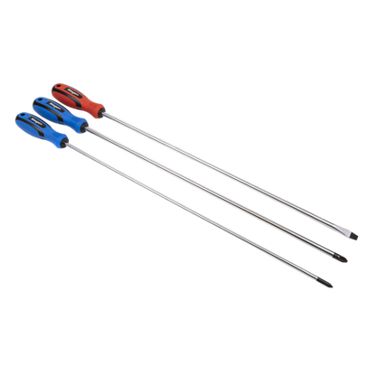 Sealey S0895 Extra-Long Screwdriver Set 3pc