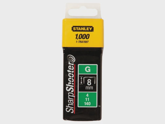Stanley TRA7 Heavy-Duty Staple 8mm Pack of 1000