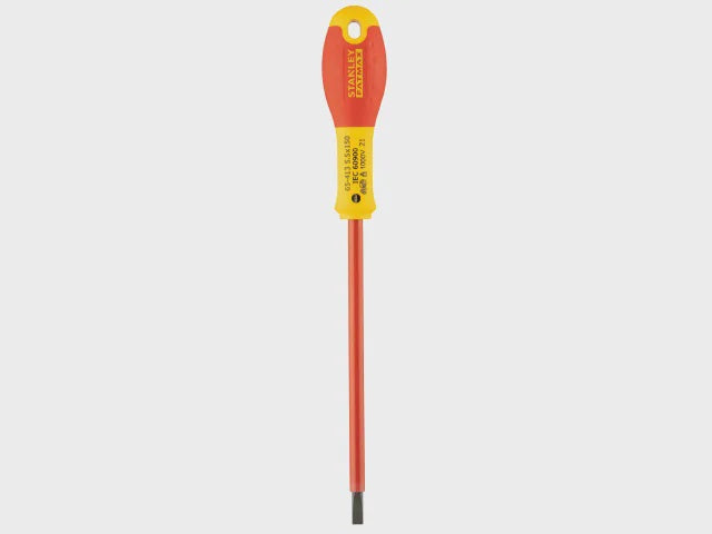 Stanley 0-65-413 5.5 x 150mm FatMax VDE Insulated Screwdriver Parallel Tip STA065413