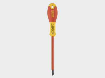Stanley PZ2 x 125mm FatMax VDE Insulated Screwdriver Pozidriv Tip STA065419