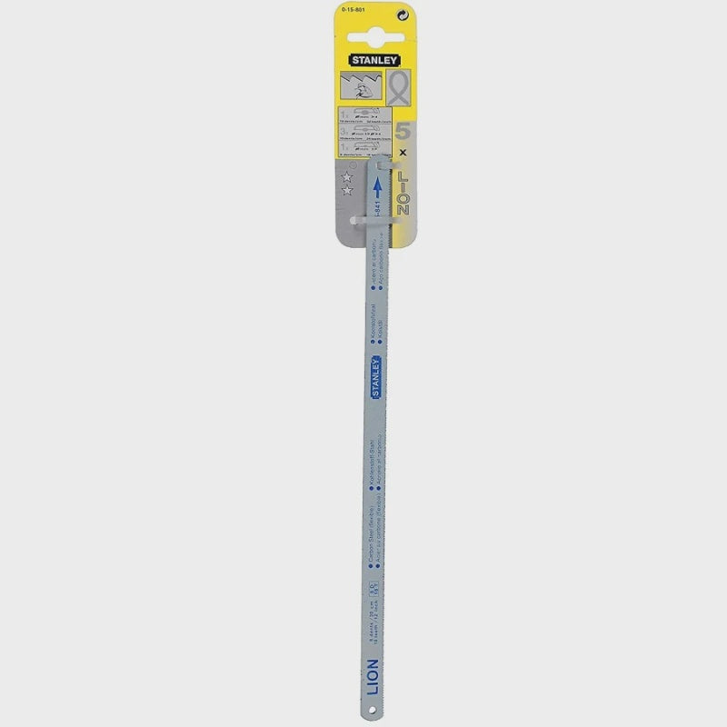 Stanley STA015801 300mm Flexible Hacksaw Blade Pack of 5